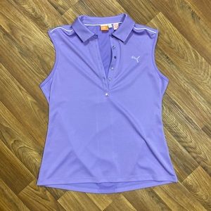 Women’s Lavender Puma Golf Top